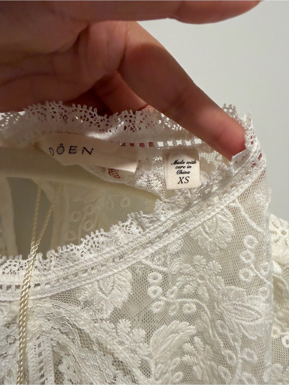 NWT Doen Idora Top in Salt - Picture 8 of 12
